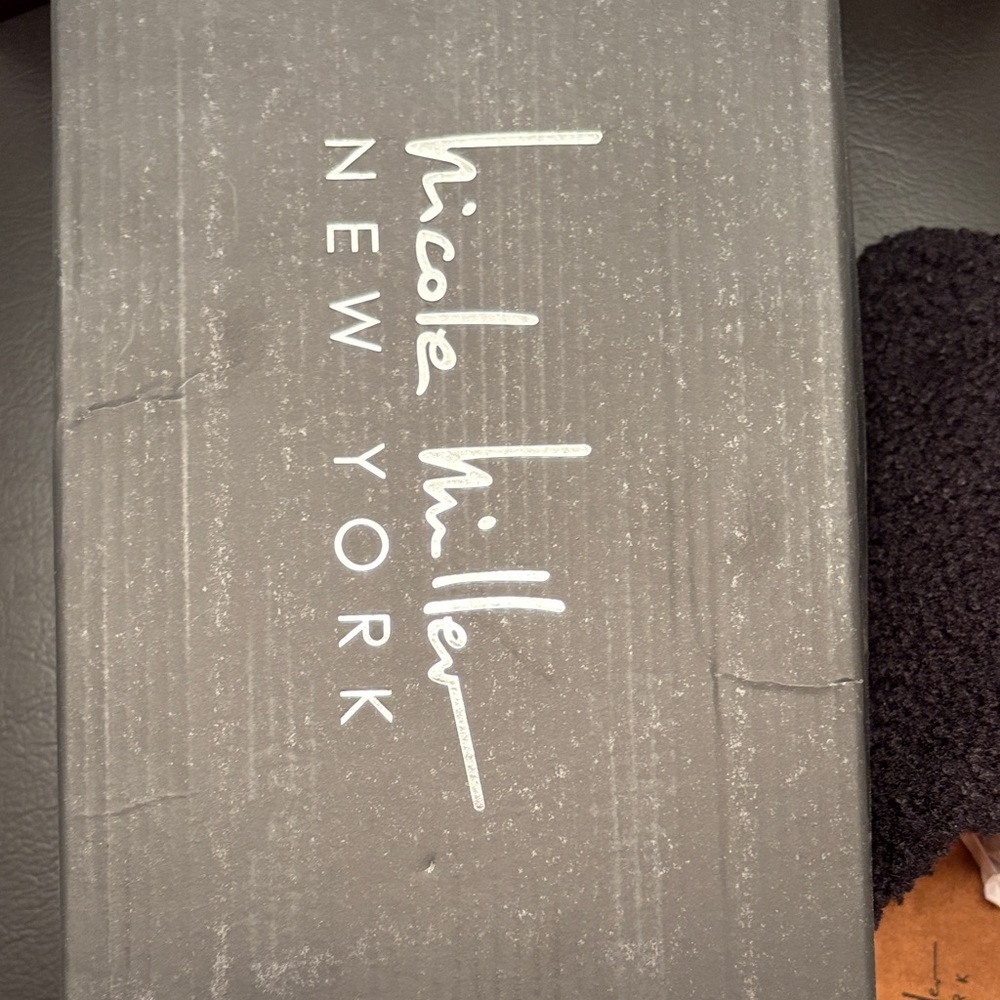 New Nicole‎ Miller Bondy Cozy Black Women's Slippers - Picture 3 of 5